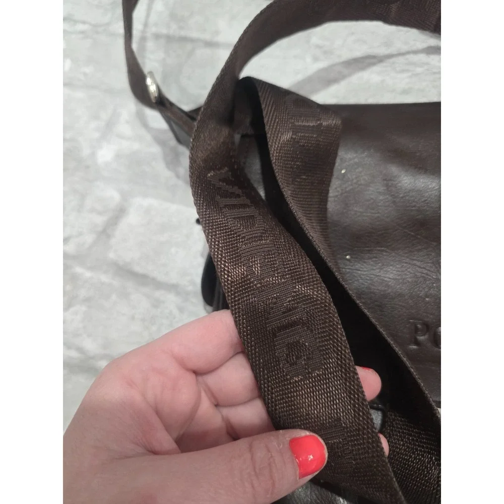 Leisure Crossbody Bag Polo Videng Messenger Shoulder‎ Bag Brown